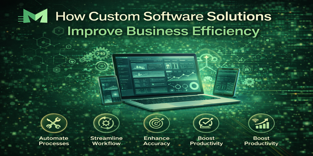 How Custom Software Solutions Improve Business Efficiency