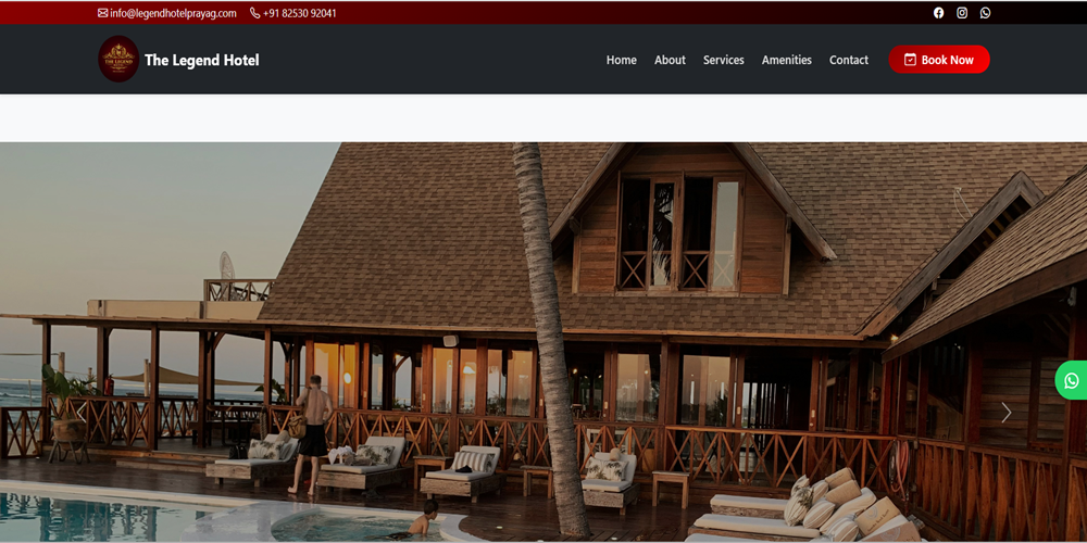 Hotel Booking & Enquiry Management Website