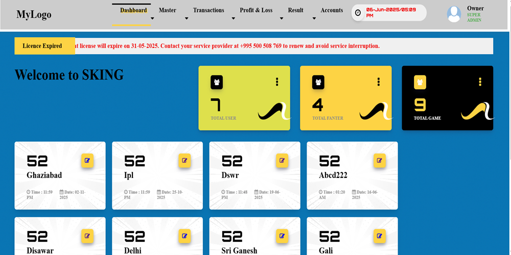 Smart Number Gaming & Reward Platform